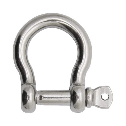 17285-922_image_0.jpg Generic Grade 60 Round Pin Bow Shackle 12 mm 10 ton