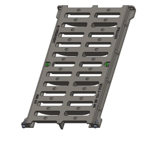 CRESCENT Ductile Iron (GGG 50) Channel Grating 300 x 750 mm