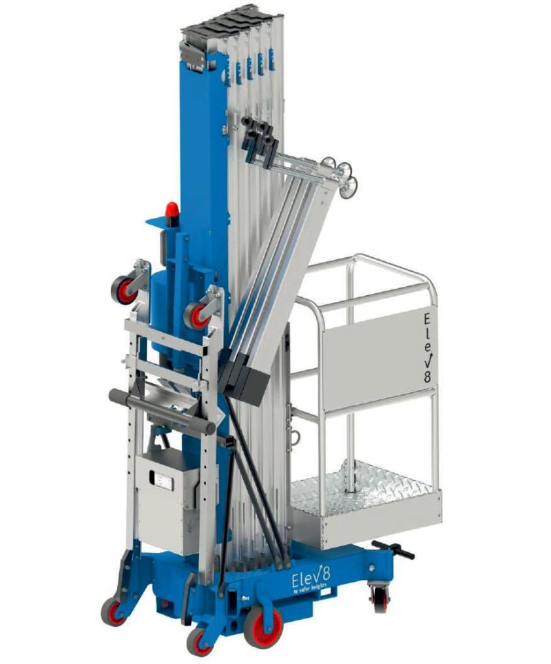 17299-4267_image_0.jpg Elev8 Single Mast Aerial Work Platform 409 kg VTL 30 DC