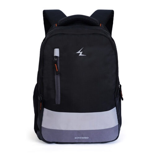 Excoso Office Bags Laptop Polyester Black and Grey