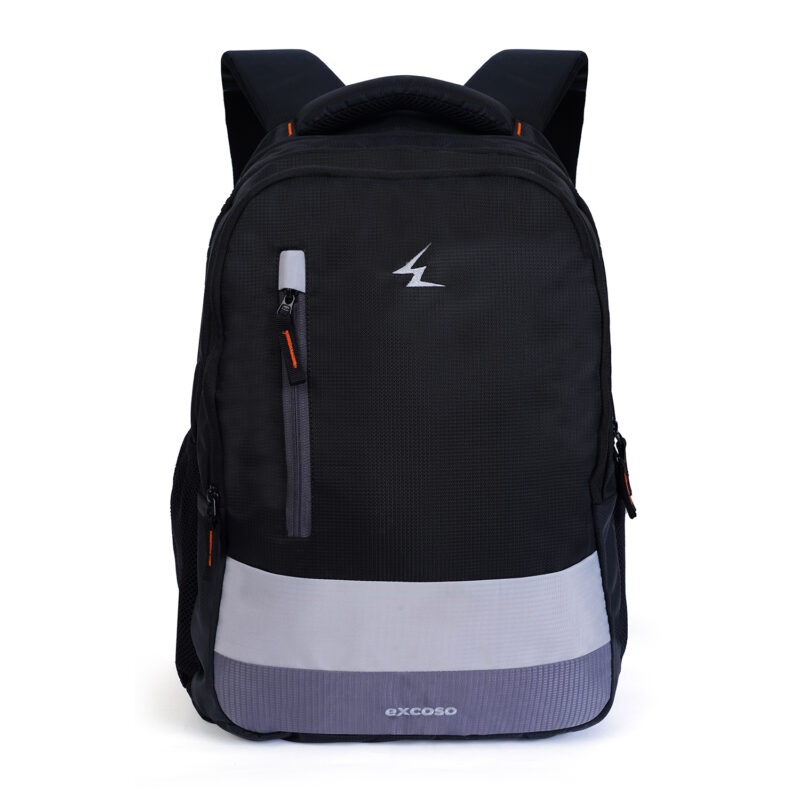 Excoso Office Bags Laptop Polyester Black and Grey