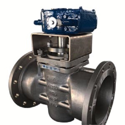 RHM CF8M 16 bar Plug Valve 100 mm Electric