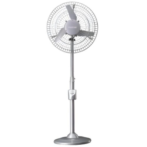 17304-156_image_0.jpg Polycab AIR CIRCULATOR SUPERB 450 mm Silver Pedestal Fan