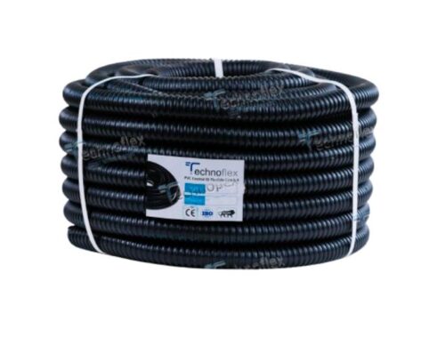 17315-94_image_0.jpg Technoflex PVC Coated Galvanized Steel Flexible Electrical Conduit 15 m 2 mm Electrical