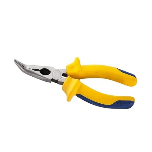TATA AGRICO 150 mm Bent Nose Mechanical Pliers PLN003 Rust Preventive top coat