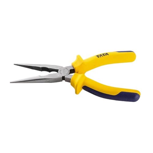 17326-41_image_0.jpg TATA AGRICO 20 mm Long Nose Mechanical Pliers PLN002 Antirust Chrome Vanadium Steel