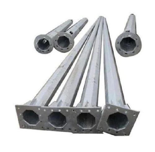 AARVI 6 m Galvanized Iron Octagonal Poles