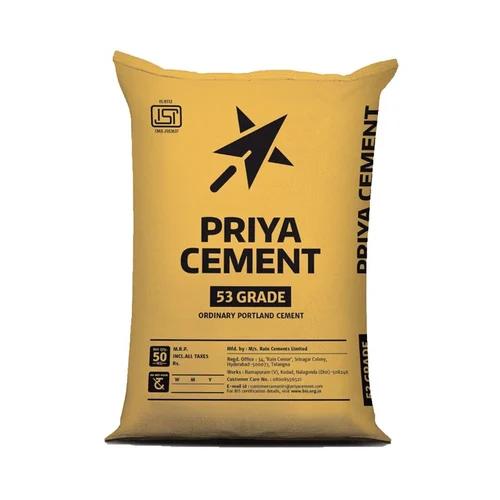 PRIYA CEMENT OPC 53 Grade Cement 50 kg
