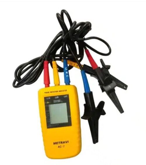 17330-2209_image_0.jpg METRAVI AC - 7 15 to 400 Hz Phase Sequence Indicator 40 to 690 VAC