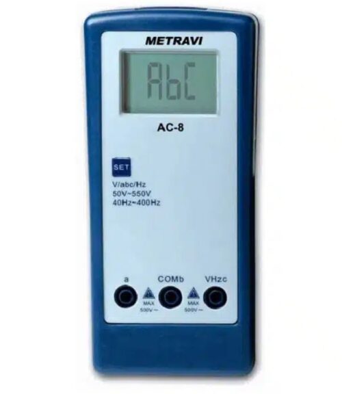 METRAVI AC-8 20 to 400 Hz Phase Sequence Indicator 50 to 550 V
