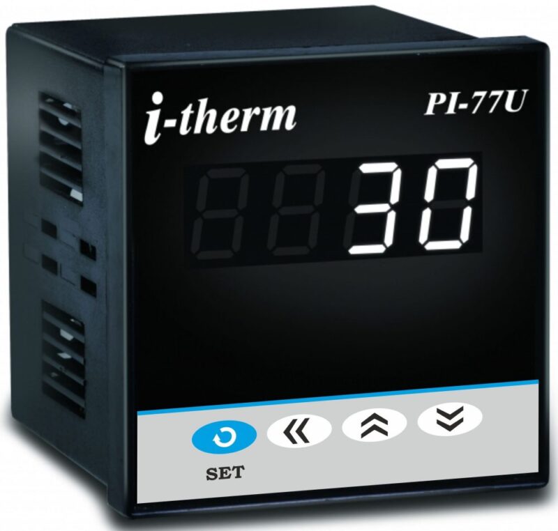 17330-4761_image_0.jpg Range Digital Microprocessor Based Temperature Indicator PI-77U Universal -50 to 1200 deg
