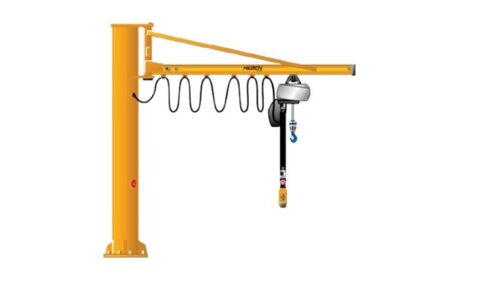 17330-6412_image_0.jpg Heben 6.3 ton Manual Pillar Jib Crane