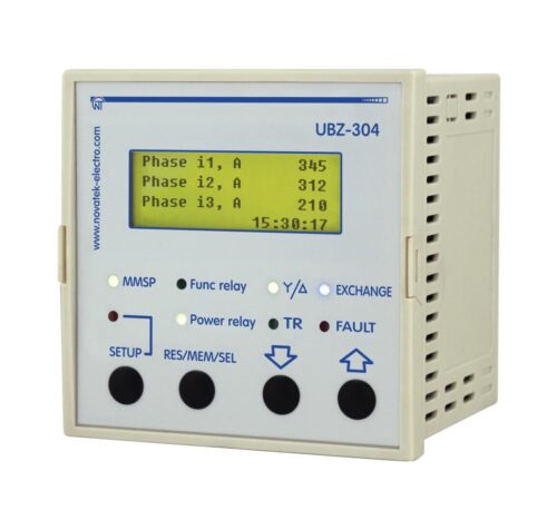 Novatek-Electro UBZ-304 3 - 350 kW Motor Protection Relay