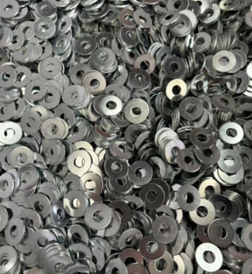 Om Plain Washers Mild Steel Polished IS 2016