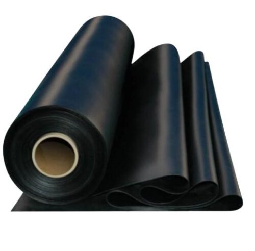 1 mm 5 m Black Rubber Sheet