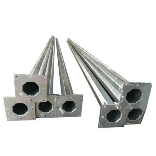 5 m Single Arm Galvanized Iron Octagonal Poles