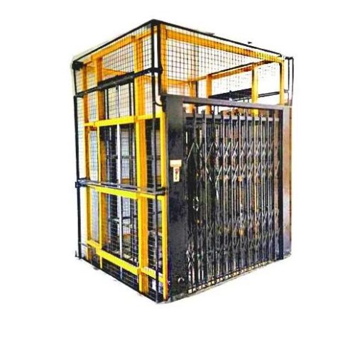 17347-1949_image_0.jpg India Elevator Mild Steel 30 ft Hydraulic Goods Lift 2 ton
