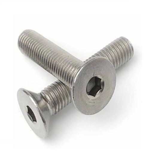 17349-240_image_0.jpg NUNHATIA M10 x 20 Allen CSK Hex Socket Head Screw 8.8 DIN 7991 Polished