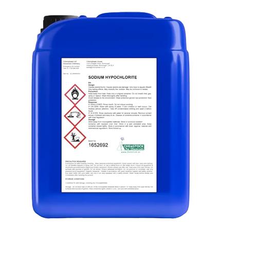 CHEMSOL Sodium Hypochlorite Grade 1 50 kg Can