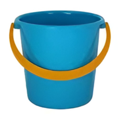 17349-613_image_0.jpg Plastic 20 L Bucket 13 x 13 x 17 inch Blue and Yellow