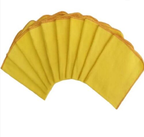 Cleaning Duster Cotton Cloth Yellow