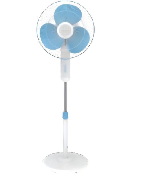 Polycab Marvo Anti Mosquito 400 mm Sky Blue and White Pedestal Fan