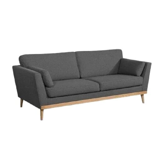17359-4656_image_0.jpg SOF Furniture Wooden 2 Seater Grey Sofa Set