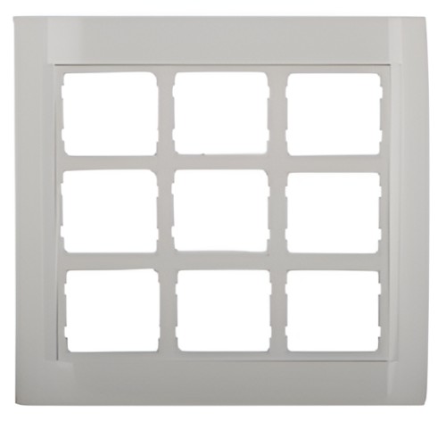 V-Guard 3000815 12 M White Modular Switch Plate Cover