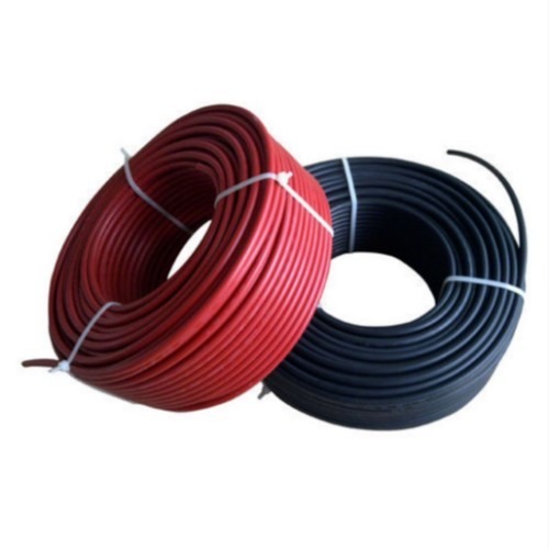 Polycab 4CableSolar 1 Core 4 sqmm Flexible Tinned Copper Solar DC Cable BS EN 50618 : 2014 Red 100 m