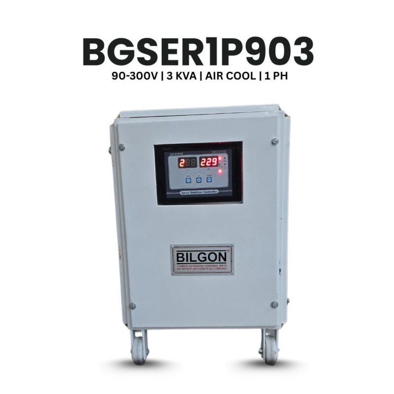 17369-583_image_0.jpg BILGON Single Phase BGSER1P903 Voltage Stabilizers