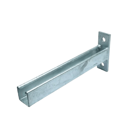 17373-2919_image_0.png FITSTRUTS 600 mm U-shaped with flat plate Silver Mild Steel Bracket with Extension