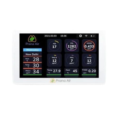 17373-3630_image_0.jpg Prana Air AQM2 Air Quality Meter 150 µg/m3