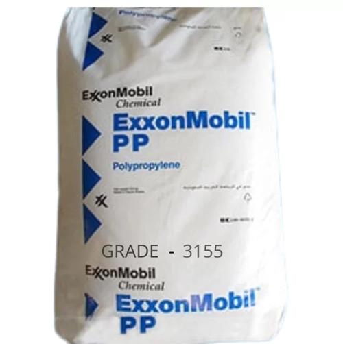 17373-4907_image_0.jpg ExxonMobil Lamination Polypropylene Granules PP 3155 25 kg Polybag