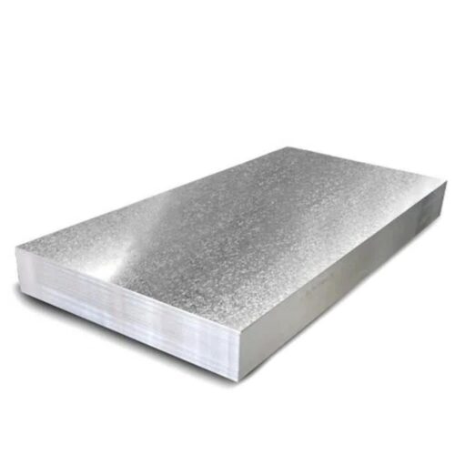 JSW 0.5 mm Galvanized Plain Steel Sheet 1000 x 2500 mm 120 GSM