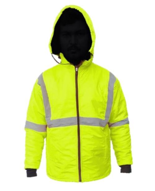 Polyester Safety Jackets L WJ01 With Sleeves Green