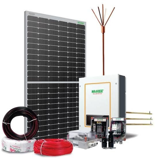 WAAREE 3 kW Single Phase TOPCon DCR On Grid Solar Solution