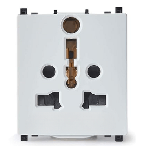 V-Guard 13 A White Multi Plug Electrical Sockets